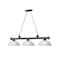Z-Lite Cordon 3 Light Billiard, Bronze Plate & White Linen 2306-3BP-DWL14 - alternate 2